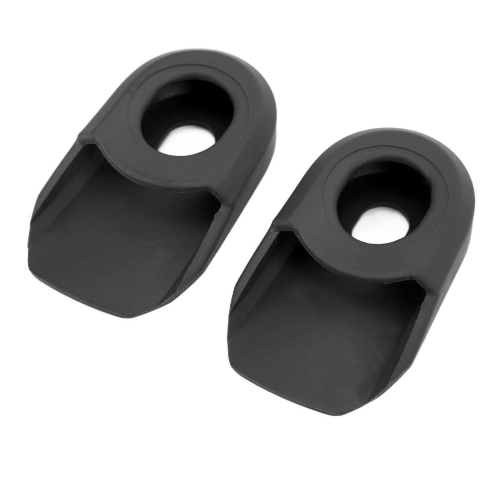 2PCS Capa de Manivela de Bicicleta Anti-Fricção Silicone Bota de Manivela de Bicicleta Manga de Braço de Manivela Manutenção de Bicicleta