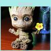 Adorabile Guardiani della Galassia Baby Groot Uomo Albero Statuetta Fioriera Portapenne Giocattolo Perfetto Per Fare Regali