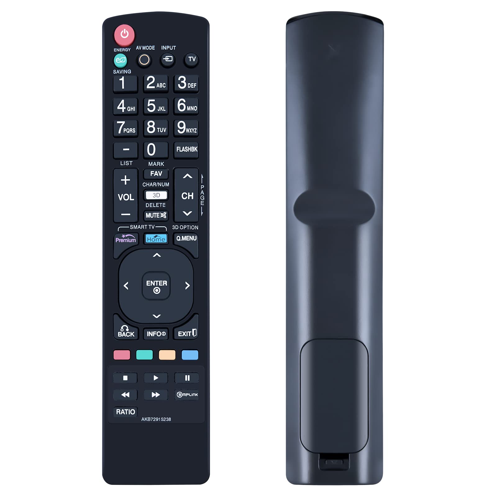 

AKB72915238 For LG TV Remote Control Replacement AAA Battery Operated Wireless Controller A