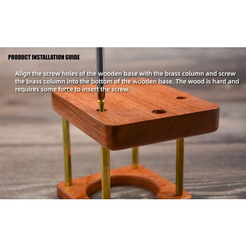 NEOUZA Coffee Tamping Station, Portafilter Stand Holder, Fits Most Espresso Machines, Adjustable Height (58mm)