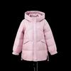 Pa Si Te Women's Hooded Mid-Length Down Jacket