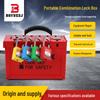 12-Compartment Portable Safety Lock Box Key Storage Device
