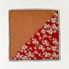 Wool Scarf Women'S Spring Summer Foreign Style Fashion Double-Sided Two-Color Shawl Silk Wool Small Square Scarf