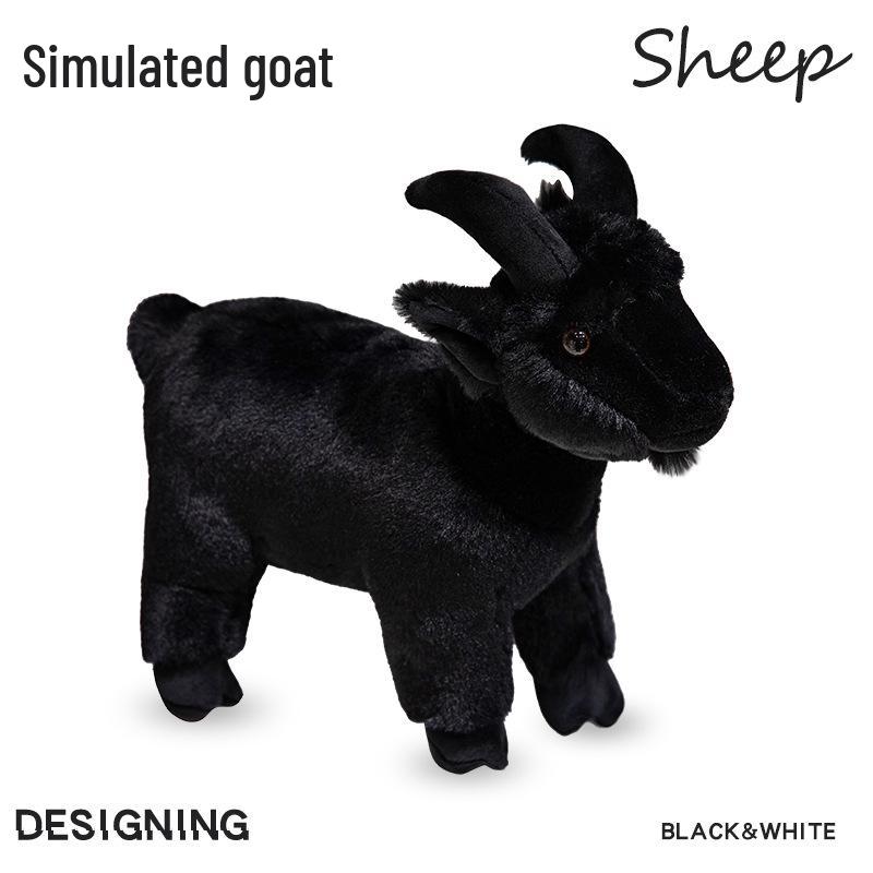 

Adorable Small Sheep Plush Goat Toy Pillow Ornament 15cm Pendant