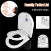 Type U Type V Remplacement Universel Abattant de Toilette Couvercle Ensemble Carré Rond Salle de Bain Antibactérien