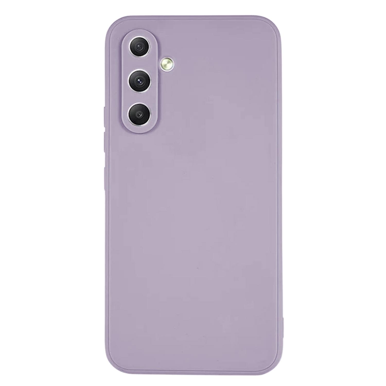 

KALEBOL KLB-TPU003 For Samsung Galaxy A13 5G Case Anti-Scratch Solid Color TPU Phone Cover Purple