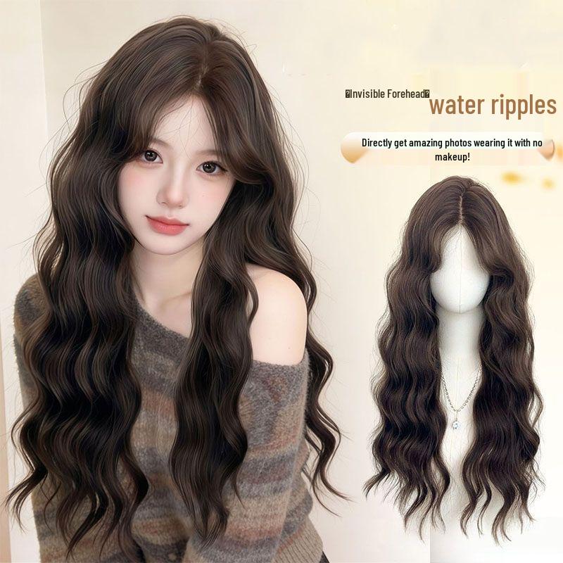 

Супер Натуральный Парик на Полную Голову с Детскими Волосами – Бесшовный, Пышный, Высокая Макушка, Ежедневный Парик для Женщин