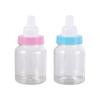 4pcs Cute Plastic Candy Bottle Transparent Mini Feeding Bottle  Christening Gift