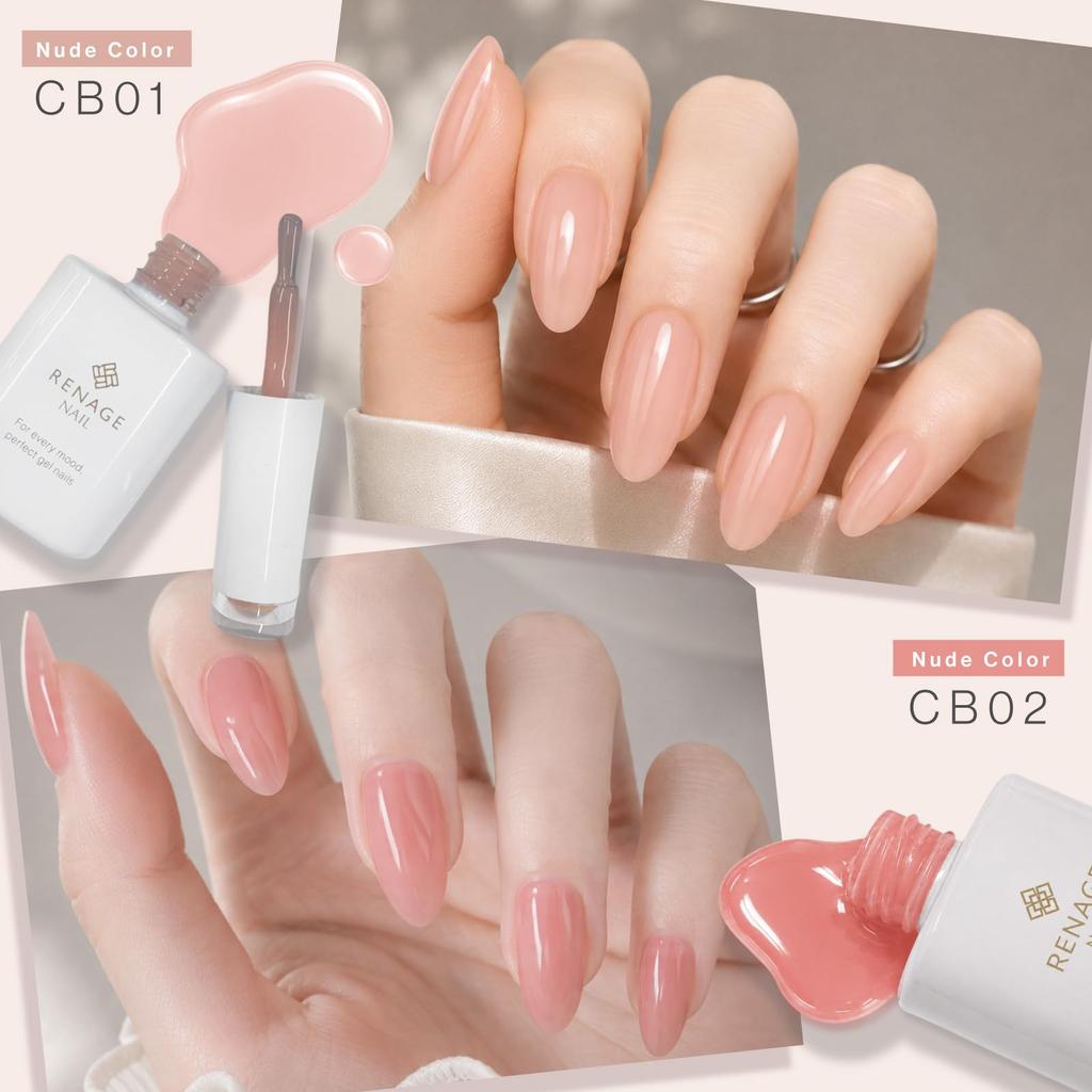 Color Gel Nail Polish 6-Color Set 15ml HEMA-Free UV/LED Compatible, Supervised by Nail Artist ASKA, Cat Eye Gel, Large Capacity, Self-Nail Polish, Beg
