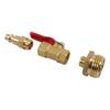 RVs Water Heater By-Pass Valves Kit with Thread Adapter Sealing Tape For Campers Hot Water System Easy Installation