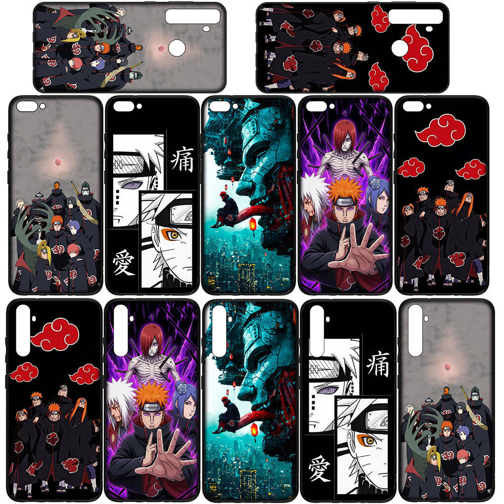 Case for iPhone 17 15 16 Plus Xiaomi Poco X7 X6 F8 F7 M8 C85 C75 C71 Redmi Note 14 12 11 13 Pro Max A4 14C 13C 15C Pain Poster Anime Akatsuki Narutos