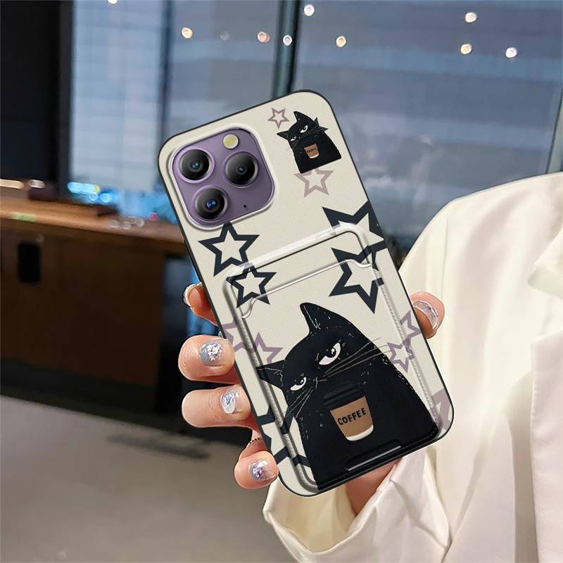 Shockproof Protective Phone Case For Blackview A96 Graffiti Cartoon Waterproof Anti-knock Card Bag Dirt-resistant Cover