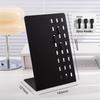 Metal Desktop Message Board Vertical with Pegboard Magnetic Display Board DIY Design Badge Notes Storage Desktop Storage Rack