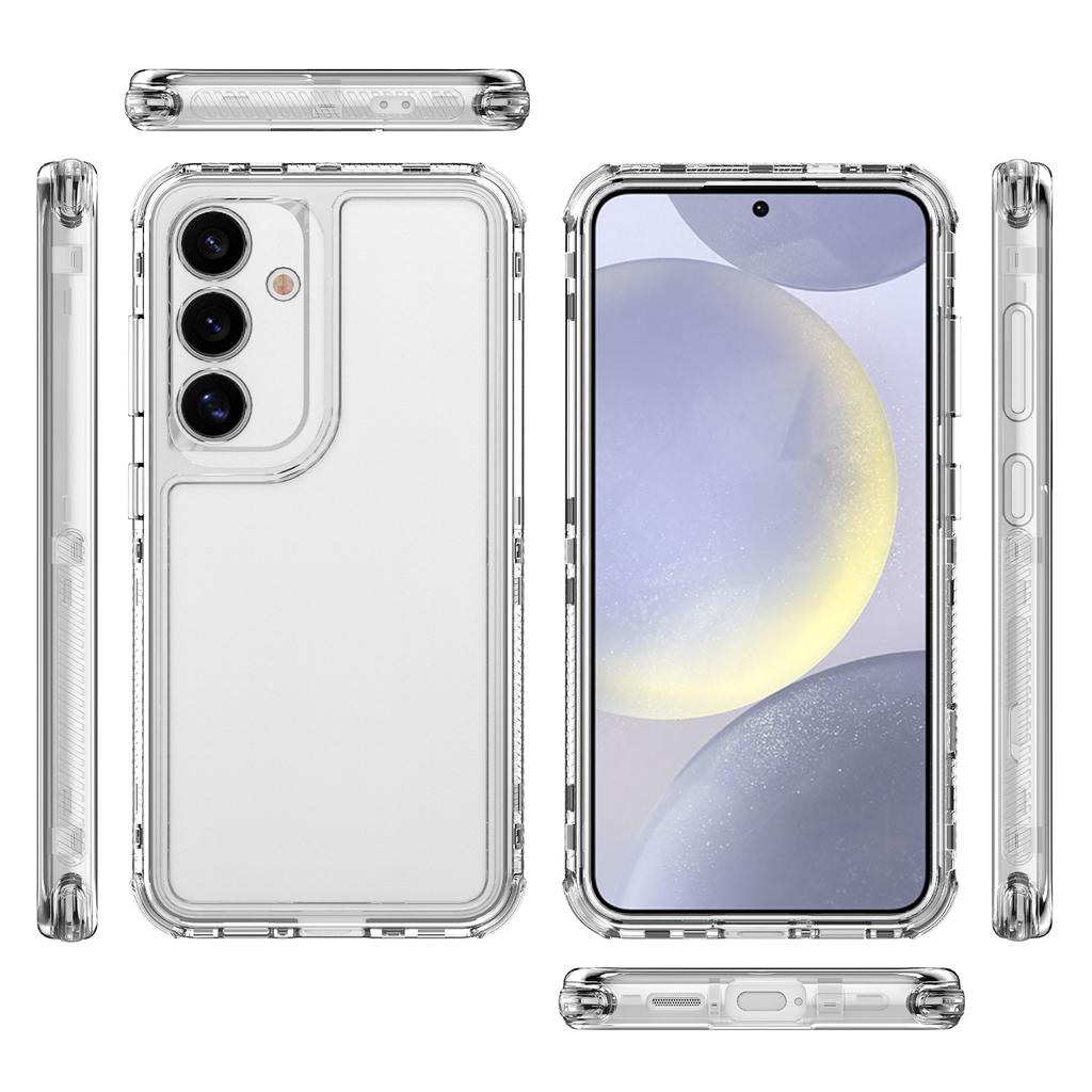 For Samsung Galaxy S25/S24 Case Anti Scratch Acrylic TPU Clear Phone Cover