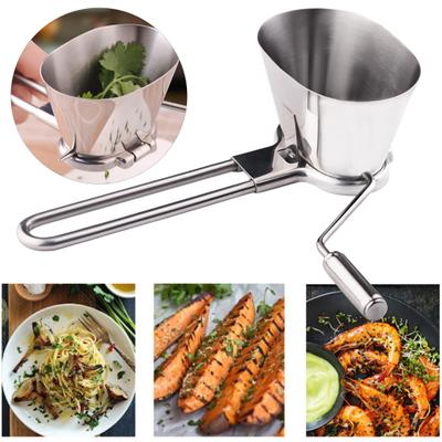 Herb Mill Shredder Rotary Vegetable Grater Parsley Vanilla Grinder Coriander Peppermint Cutter Metal Handheld Grinding Accessories