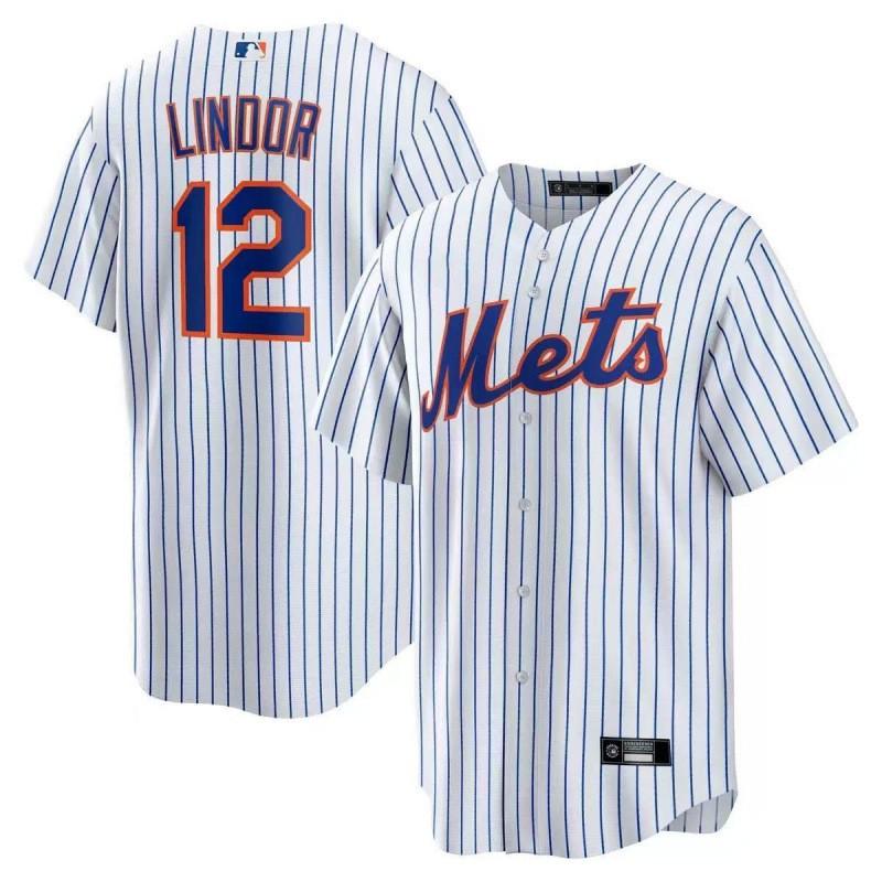 2026 New York Mets Embroidered Baseball Jersey Short Sleeve Cotton Sport Tee Men Fans
