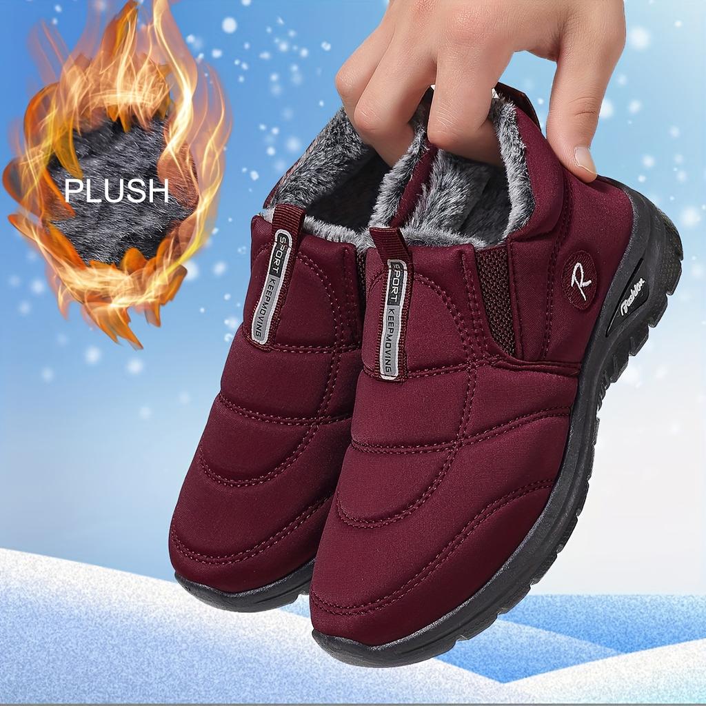Cotton Shoes Women Casual Sports Warm Women Cotton Shoes Comfortable Padded Thickened Home Snow Boots