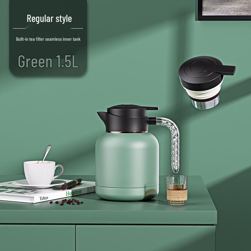 304 Stainless Steel Insulated Kettle with Intelligent Temperature Display for Tea Brewing - Commemorative Business Souvenir.