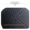 Unisex Seamless Knit Winter Hat: Warm, Large Brim, Ear Protection, Solid Color, Round Crown, Fits Large Heads.