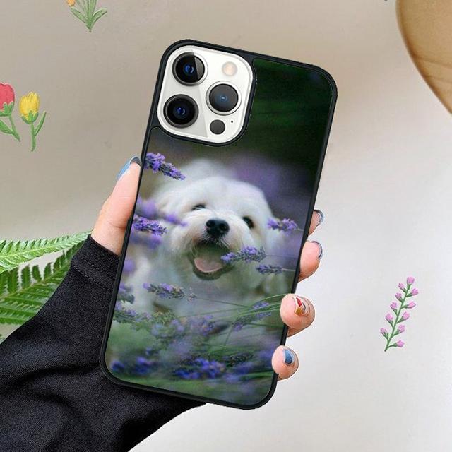 Cartoon Maltese Dog Phone Case For iPhone 17 Air 15 16 16e 11 12 13 14 Pro Max Cover For iPhone 17 Air Max Plus coque Fundas