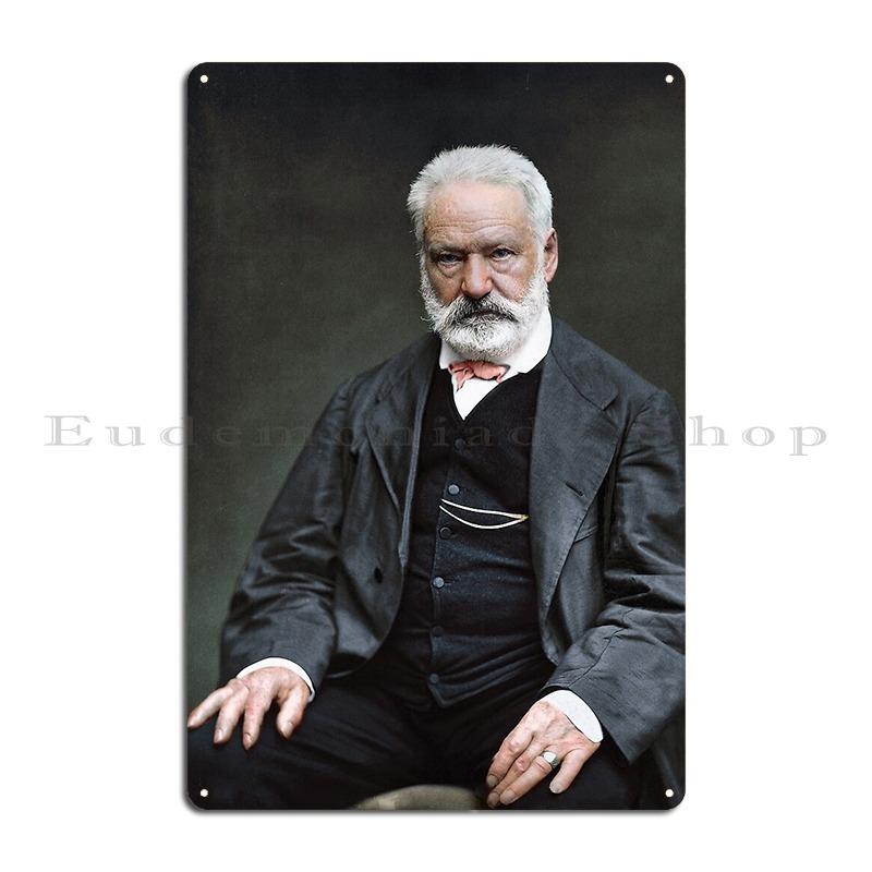 

Victor Hugo Metal Sign Club Bar Wall Plaque PaintingCustomize Vintage Tin Sign Poster 20x30cm