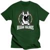 Fashion Men T Shirts Belgian Malinois Tshirt Short Sleeve Cotton Tee Top Best Friend Shepherd Dog T-shirt Clothing Gift Idea