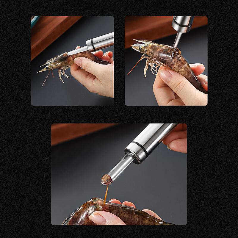 Stainless Steel Shrimp Lines Cutter Toadfish Fish Shrimp Peeler Tool Compact Lightweight Crab Tools & Shrimp Peeler Kitchen tool
