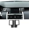 Stainless Steel Black Brushed Central Control Interior Decorative Sticker For Land Rover Discovery Sport 2015-19 Car Accessories