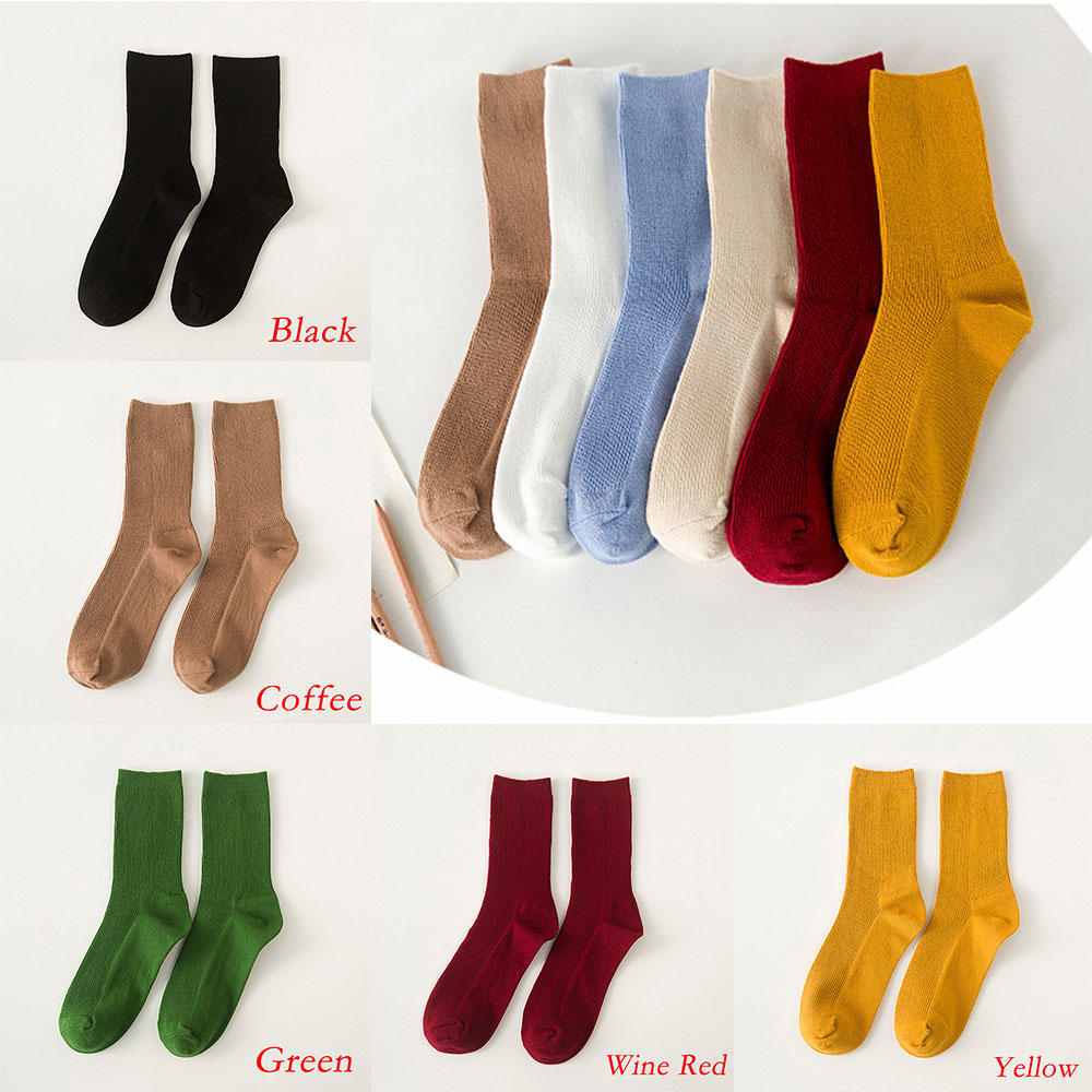 1 Pair New Soft Warm Fashion Cotton Heap Sock Ankle Hosiery Candy Color