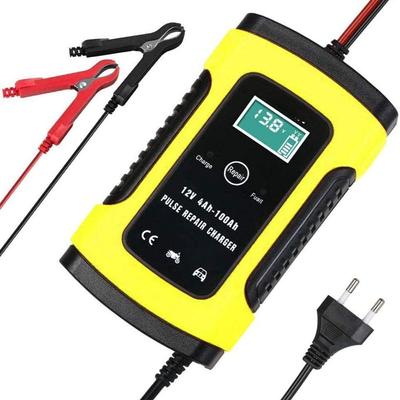 2023 12V 6A Car Battery Charger Full Automatic Power Pulse Repair Chargers Wet Dry Lead Acid Battery Chargers Digital LCD Display