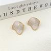 Fashion Personality Irregular Shape Drop Glaze Stud Earrings