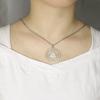 Dreamtime Wheel of Hecate Symbol Triple Moon Goddess Pendant Necklace for Women Men Stainless Steel Pagan Goddess Wiccan Jewelry