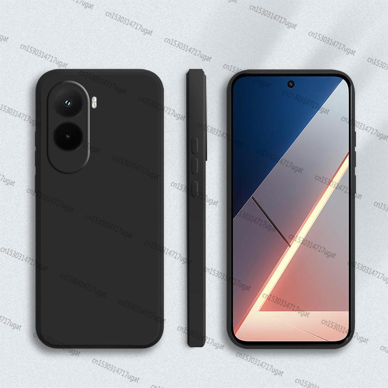 

Для Xiaomi Poco M7 Чехол Для Poco M7 Plus Противоударный Мягкий ТПУ Жидкий Силикон Конфетного Цвета Чехол для Телефона Для Poco M7 Чехол For Poco M7 4G чёрный