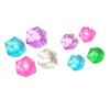 Transparent Rhinestone Squeeze Toy Anxiety Relief Polyhedron Sensory Toy Anti-anxiety Soft Stress Ball Students Office Workers Gift