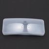 Transparent Glasses Case Frosted Eyeglasses Case Portable Glasses Storage  for Travel Daily