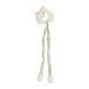 Women Tulip Flower Tassel Hair Ties Cute Temperament Lace Stretchy Hair Rope Ponytail Holders Sweet Hair Accessories