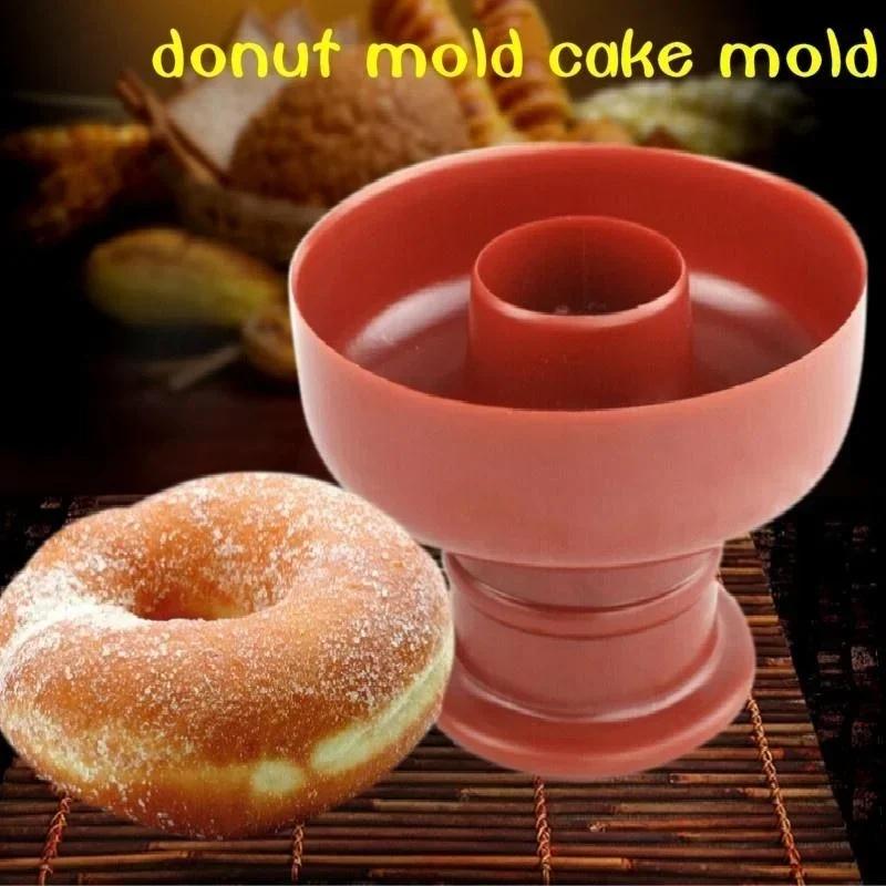 DIY Donut Mold Fondant Doughnut Cutter Bakery Decorating Cake Tool Home Food-Grade Plastic Cake Maker Mold Desserts Cutter
