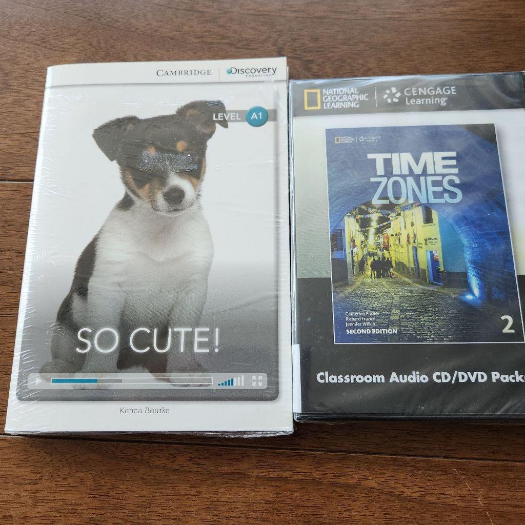 [USED] TIME ZONES 2 English Conversation Textbook, Foreign Book, National Geographic Set
