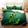 Plants Vs Bedding Sets Zombie US Europe UK Size Quilt Cartoon Bed Cover Duvet Cover Pillow Case Sets Adult Children
