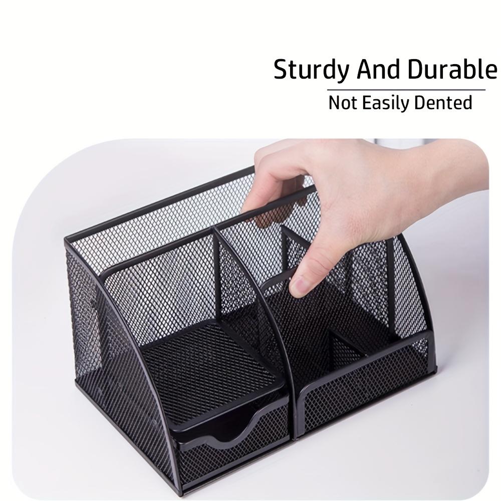 1 st Multicells Metall Kreativ Pennhållare Pennhållare Partihandel Multifunktionell Kontorsmaterial Förvaringslåda Skrivbordsförvaringslåda