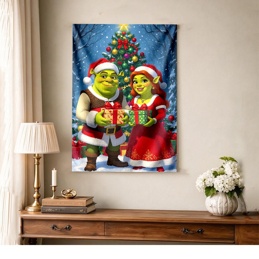 Shrek Vintage Tapestry Rustic Farmhouse Made For Dorm Wall Studio Wall Balcony Four Seasons Vintage Wall Art Perfect Gift For Dorm Roommate