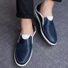 Men Casual Shoes Genuine Leather Lightweight Summer Male White Sneakers Handmade Luxury Brand Slip-On Men Loafers Breathable