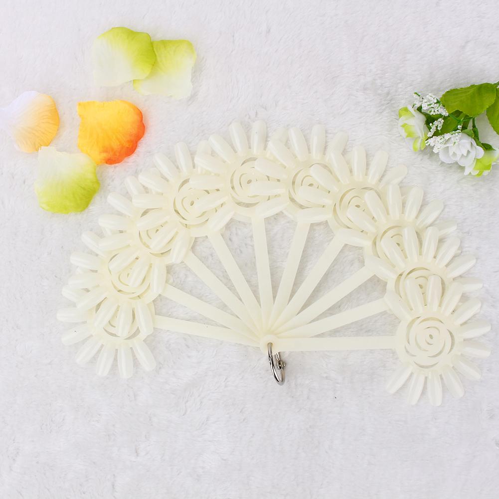 Nail Polish Gel Practice Sticks Fan Rosette Board False Nail Art Tip Display