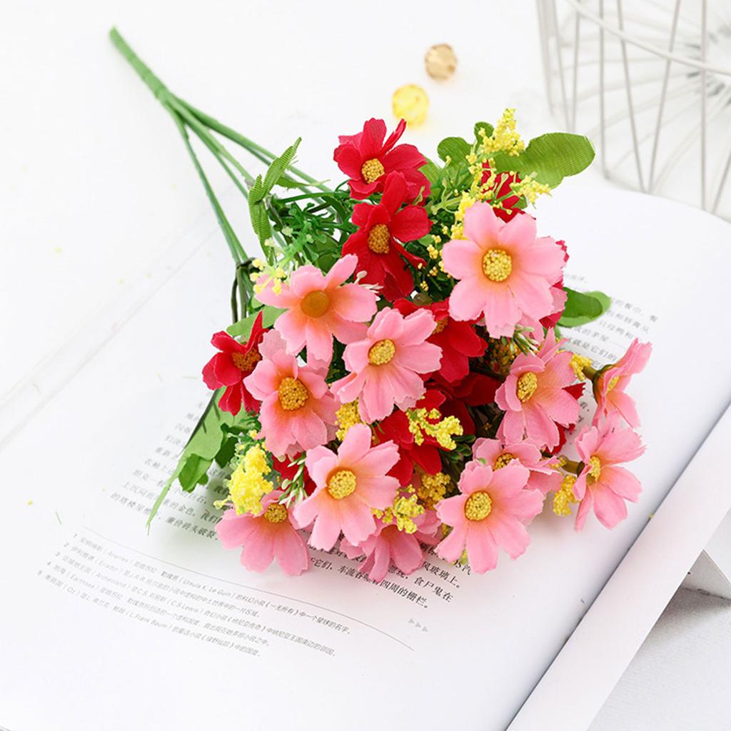 Faux Artificial Flowers Silk Daisy Garden Wedding Party Home Decor DIY Bouquet