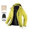 Outdoor 3-in-1 Down Jacket Windproof Waterproof Hiking Camping Winter Coat Men Women
