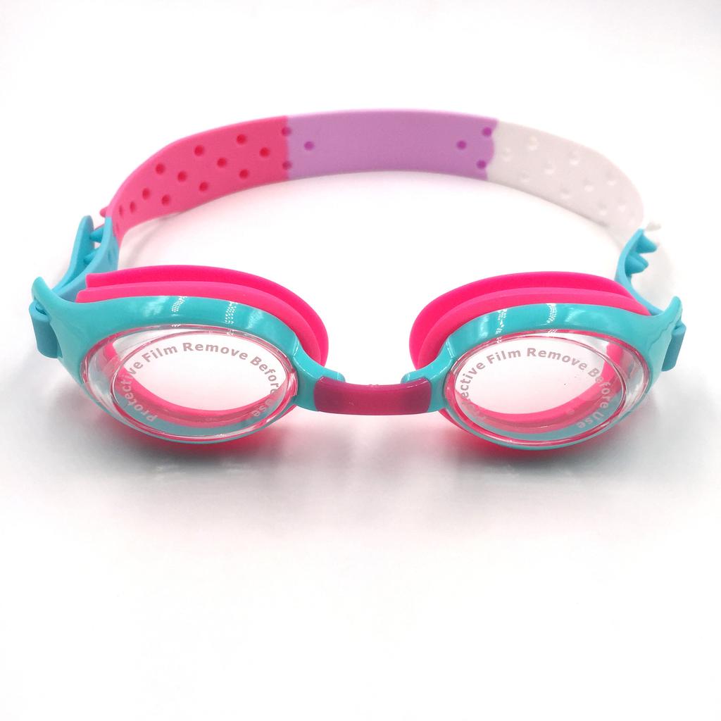 Children's swimming goggles, waterproof and anti-fog silicone swimming goggles, swimming goggles for girls, swimming equipment and supplies