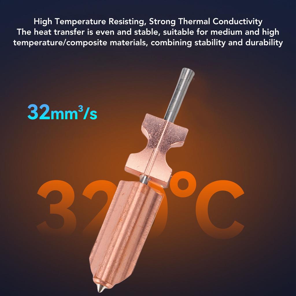 0.4mm Hardened Steel Nozzle for Flashforge AD5X 3D Printer Quick Detachable Hotend Nozzle with Silicone Sleeves Cleaning Brushes