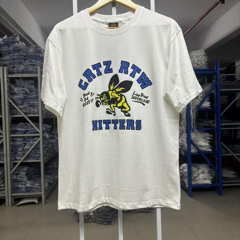 Cross-border New Corteiz Short-sleeved T-shirt Letter Printing Loose Casual Half-sleeve