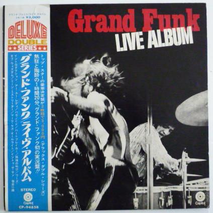 

LP Record GRAND FUNK RAILROAD Live Album CP9485B CAPITOL 1970 Japan Rock Used