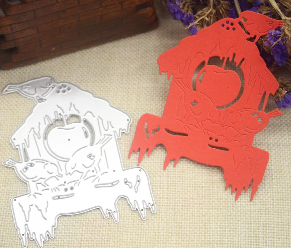 Merry Christmas Metal Cutting Dies Stencils Scrapbooking Embossing DIY Crafts